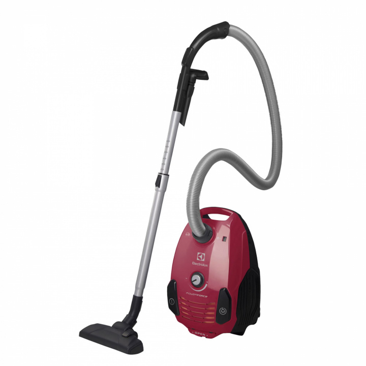 Electrolux EPF61RR PowerForce Dammsugare med påse, Röd in de groep HUISHOUDEN & TUIN / Schoonmaakproducten / Stofzuigers & Accessoires / Stofzuigers bij TP E-commerce Nordic AB (38-97681)