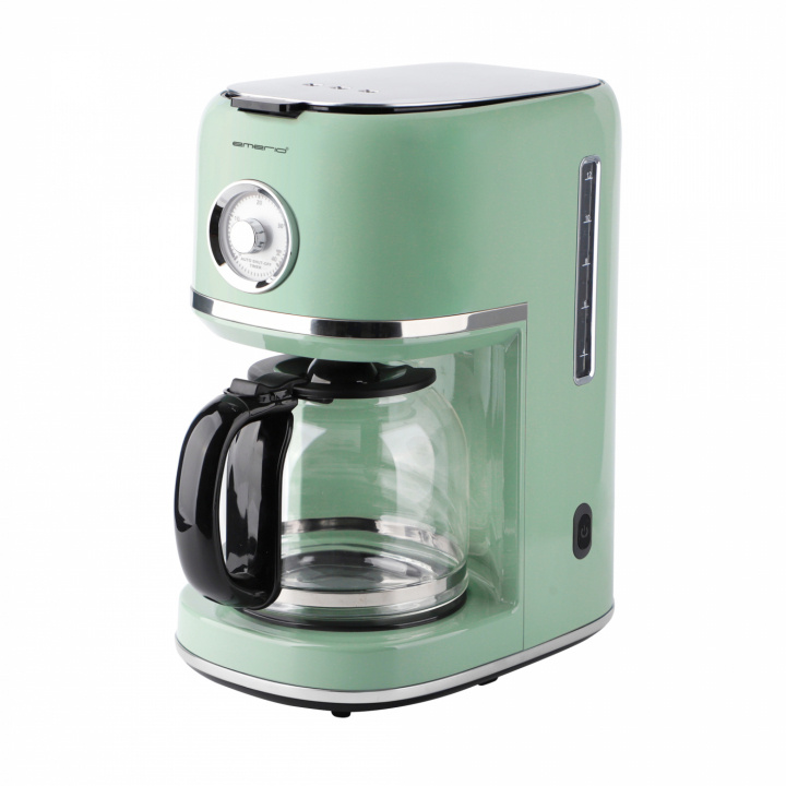 Emerio CME-133280 Kaffebryggare, Grön in de groep HUISHOUDEN & TUIN / Huishoudelijke apparaten / Koffiezetapparaten en accessoires / Koffiezetapparaten bij TP E-commerce Nordic AB (38-97686)