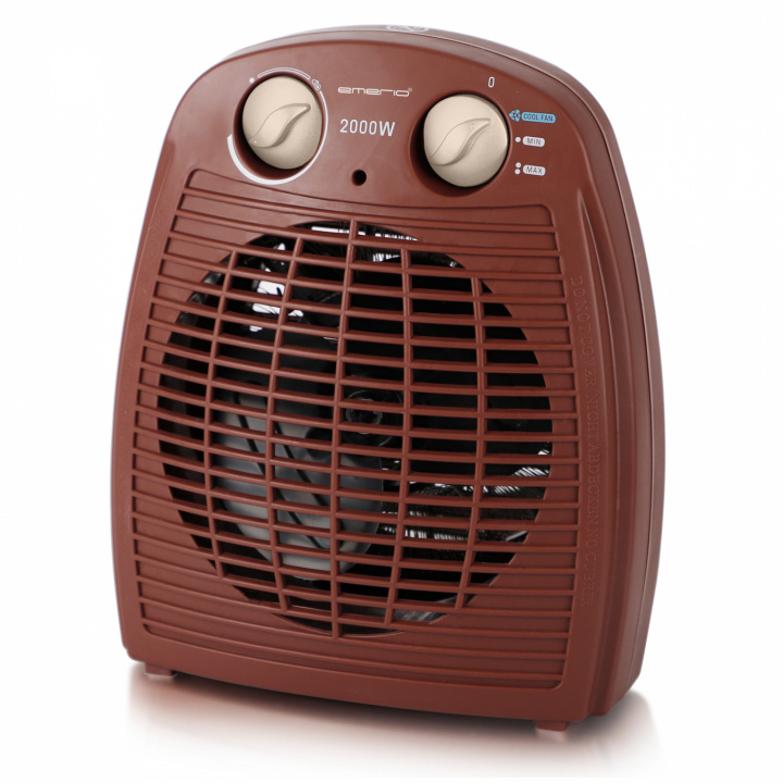 Emerio FH-106737.13 Värmefläkt, Röd in de groep HUISHOUDEN & TUIN / Ventilatoren & Klimaatproducten / Luchtverhitters bij TP E-commerce Nordic AB (38-97702)
