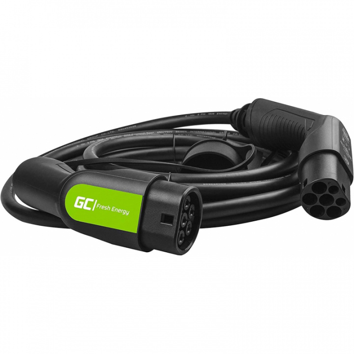 Greencell Laddkabel Elbil Ev09 Typ2 5M 7,2Kw 32A 1-Fas Svart Ip55 in de groep AUTO / Laadkabels & Oplaadboxen voor Elektrische auto bij TP E-commerce Nordic AB (38-98035)