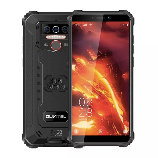 Oukitel WP5 Pro, Svart & Orange in de groep SMARTPHONE & TABLETS / Mobiele telefoons & smartphones bij TP E-commerce Nordic AB (38-98053)