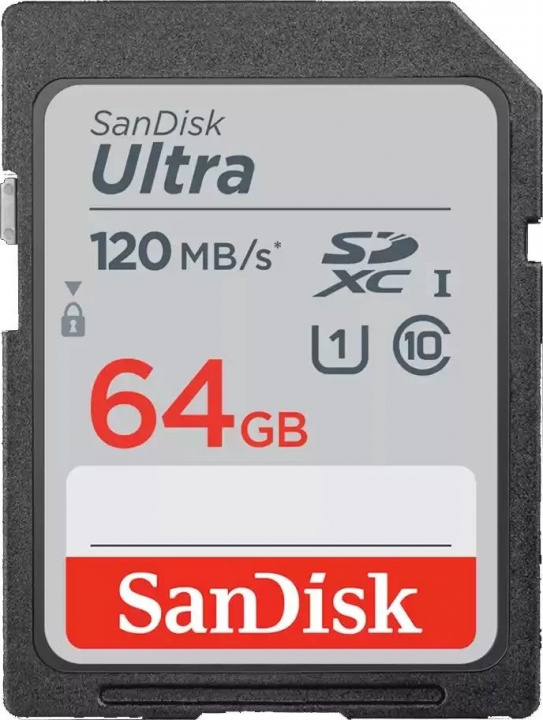 SanDisk Geheugenkaart SDXC Ultra 64 GB 140 MB/s in de groep HOME ELECTRONICS / Opslagmedia / Geheugenkaarten / SD/SDHC/SDXC bij TP E-commerce Nordic AB (38-98106D)