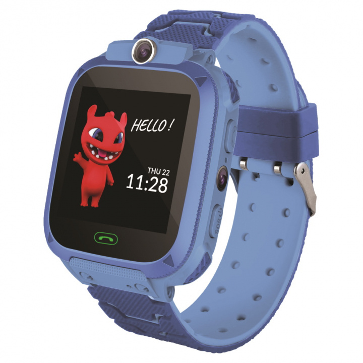 Maxlife Smartwatch för barn, Blå in de groep SPORT, VRIJE TIJD & HOBBY / Smartwatch & Activiteitsmeters / Smartwatch voor kinderen bij TP E-commerce Nordic AB (38-98139)