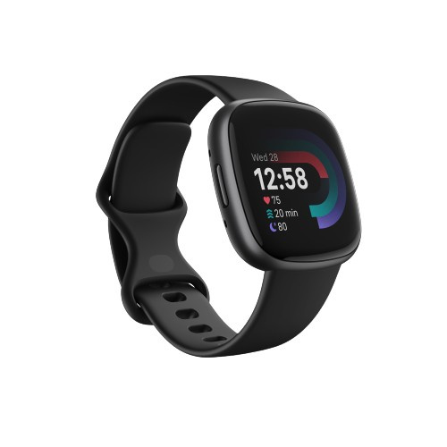 Fitbit Versa 4 Svart/Grafit in de groep SPORT, VRIJE TIJD & HOBBY / Smartwatch & Activiteitsmeters / Smartwatches bij TP E-commerce Nordic AB (38-98154)