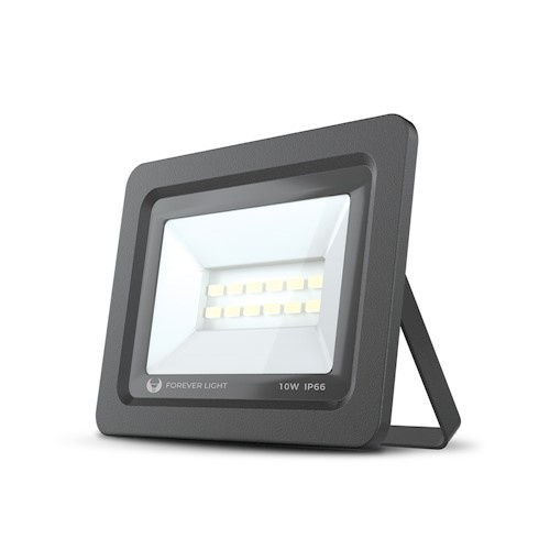 LED Schijnwerper 10W 800lm 4500K, Wit neutraal in de groep HUISHOUDEN & TUIN / Elektriciteit & Verlichting / Buitenverlichting / LED-breedstraler bij TP E-commerce Nordic AB (38-98181)