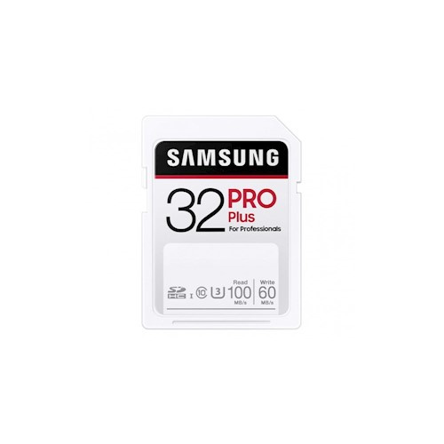 Samsung Minneskort 32GB SDHC Pro Plus 100MB/s in de groep HOME ELECTRONICS / Opslagmedia / Geheugenkaarten / SD/SDHC/SDXC bij TP E-commerce Nordic AB (38-98185)