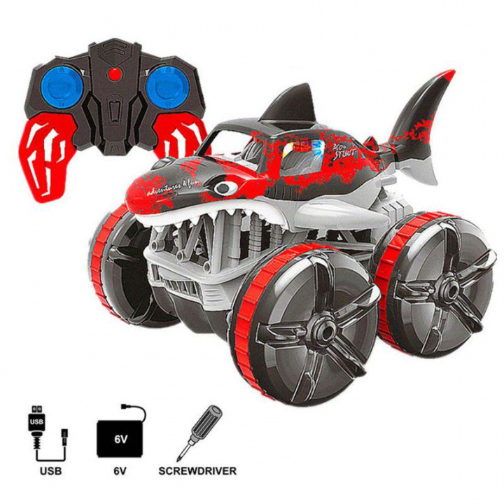 RC Bil Sprint Evo Stunt Amphibious in de groep SPEELGOED, KINDER- & BABYPRODUCTEN / Op afstand bestuurbaar / Afstand bestuurbare auto\'s bij TP E-commerce Nordic AB (38-98205)