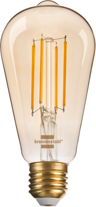 Brennenstuhl®Connect WiFi Retro LED-lampa Päron-form E27 4.9W 2200K, Varmvitt in de groep HOME ELECTRONICS / Verlichting / LED-lampen bij TP E-commerce Nordic AB (38-98235)