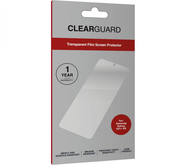 Clearguard Samsung Galaxy S21 Plus Screen Protector in de groep SMARTPHONE & TABLETS / Mobielbescherming / Samsung bij TP E-commerce Nordic AB (38-98265)