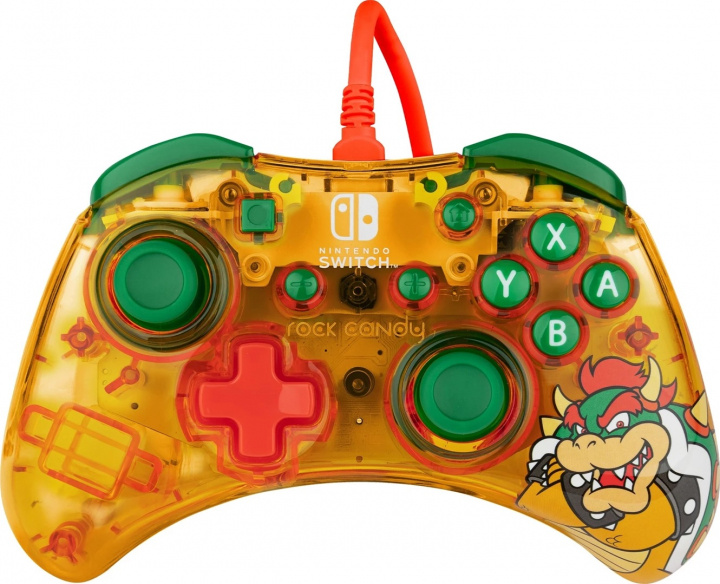 PDP Rock Candy Wired Controller - Bowser (Switch) in de groep HOME ELECTRONICS / Spelconsoles en accessoires / Nintendo Switch / Accessoires bij TP E-commerce Nordic AB (38-98412)