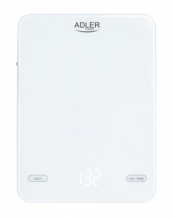 Adler AD 3177w Kitchen scale 10kg USB charged, White in de groep HUISHOUDEN & TUIN / Keukengerei / Keukenweegschaal bij TP E-commerce Nordic AB (38-98481)