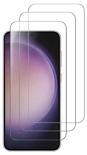 3-pack gehard glas screenprotector 2.5D voor Samsung Galaxy S22 / S23 in de groep SMARTPHONE & TABLETS / Mobielbescherming / Samsung bij TP E-commerce Nordic AB (38-98524PKT)
