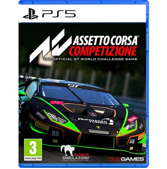 Assetto Corsa Competizione (PS5) in de groep HOME ELECTRONICS / Spelconsoles en accessoires / Sony PlayStation 5 bij TP E-commerce Nordic AB (38-98602)