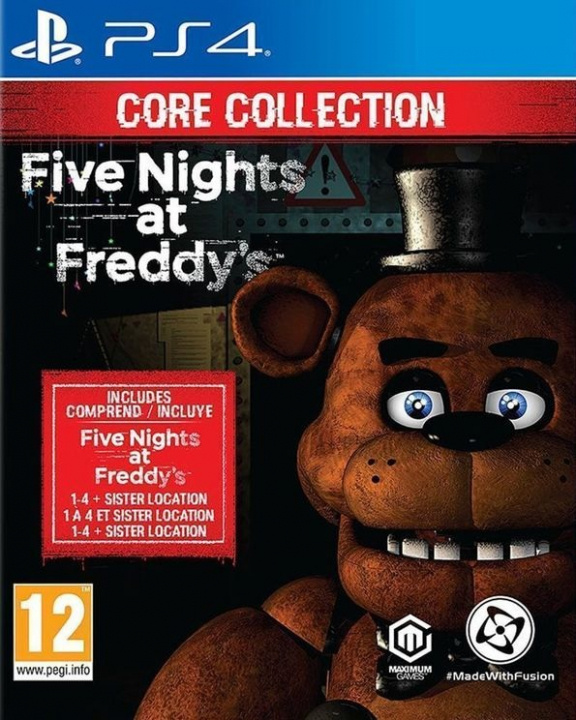 Five Nights at Freddy\'s - Kerncollectie (PS4) in de groep HOME ELECTRONICS / Spelconsoles en accessoires / Sony PlayStation 4 / Spel bij TP E-commerce Nordic AB (38-98603)