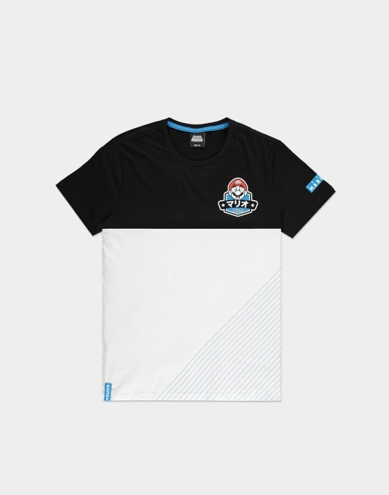 Team Mario - Heren T-shirt, S in de groep HOME ELECTRONICS / Spelconsoles en accessoires / Overige games bij TP E-commerce Nordic AB (38-98643)