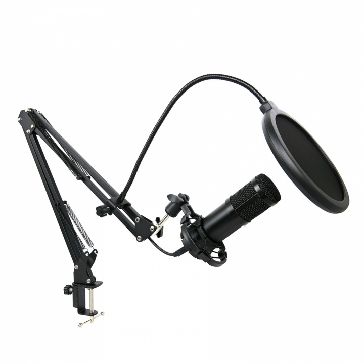United VBM2143 Video Blogger Microfoon Kit in de groep COMPUTERS & RANDAPPARATUUR / Computeraccessoires / Microfoons bij TP E-commerce Nordic AB (38-98662)