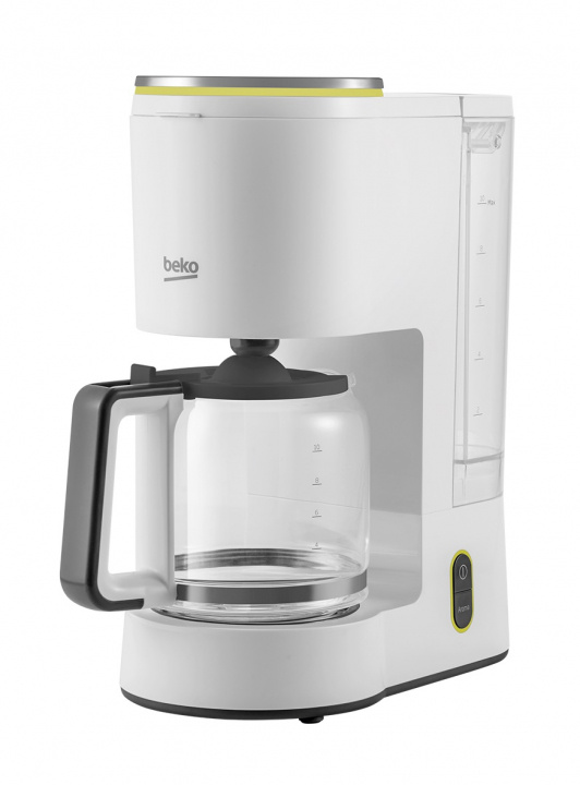 Beko Kaffebryggare 10 koppar 1000W, Vit in de groep HUISHOUDEN & TUIN / Huishoudelijke apparaten / Koffiezetapparaten en accessoires / Koffiezetapparaten bij TP E-commerce Nordic AB (38-98737)