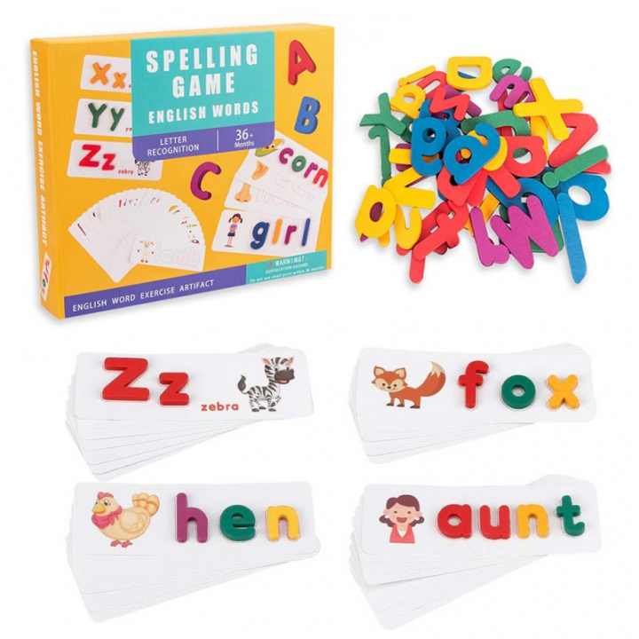 Spelling spellen voor kinderen - Engels leren in de groep SPEELGOED, KINDER- & BABYPRODUCTEN / Speelgoed / Tekenen & Tellen bij TP E-commerce Nordic AB (38-98750)