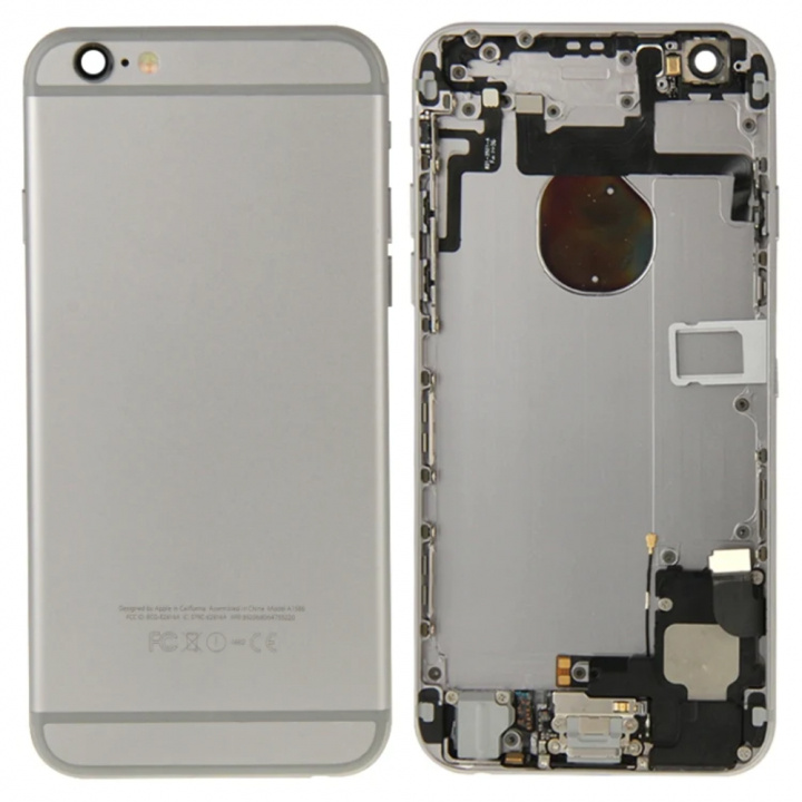 iPhone 6 Plus achterkant - Space Grey in de groep SMARTPHONE & TABLETS / Reservdelar bij TP E-commerce Nordic AB (38-98808)