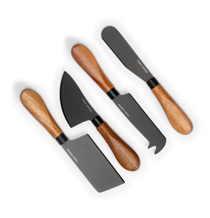 Orrefors Jernverk Kaasmessen 4-pack, Zwart in de groep HUISHOUDEN & TUIN / Keukengerei / Overige keukengereedschap bij TP E-commerce Nordic AB (38-98861)