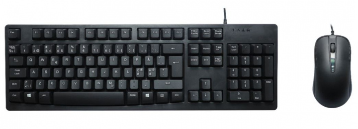 Eletra Toetsenbord + muis in de groep COMPUTERS & RANDAPPARATUUR / Muizen en toetsenborden / Toetsenborden / Pakket bij TP E-commerce Nordic AB (38-98947)