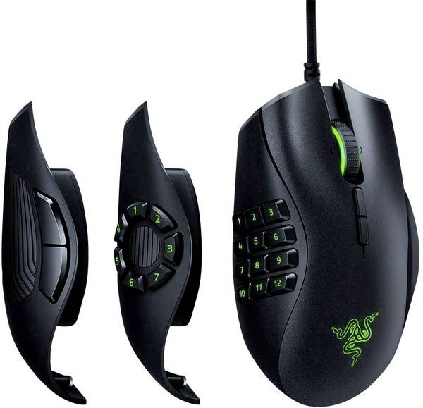 Razer Naga Trinity Gamingmus in de groep COMPUTERS & RANDAPPARATUUR / GAMING / Muizen bij TP E-commerce Nordic AB (38-99032)