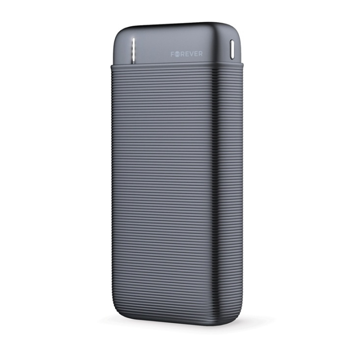 Forever 20000 mAh powerbank TB-100L, zwart in de groep SMARTPHONE & TABLETS / Opladers & Kabels / Powerbanks bij TP E-commerce Nordic AB (38-99178)
