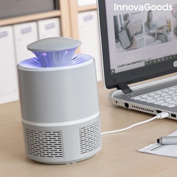 InnovaGoods Anti-muggenlamp, Lichtgrijs in de groep HUISHOUDEN & TUIN / Tuinproducten / Ongedierte bij TP E-commerce Nordic AB (38-99229)