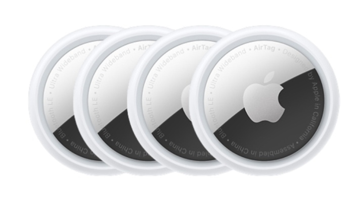 Apple AirTag 4 pack (A2187) in de groep HUISHOUDEN & TUIN / Smart home bij TP E-commerce Nordic AB (38-99236)
