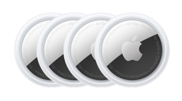 Apple AirTag 4 pack (A2187) in de groep SMARTPHONE & TABLETS / Overige accessoires / Overige bij TP E-commerce Nordic AB (38-99236)