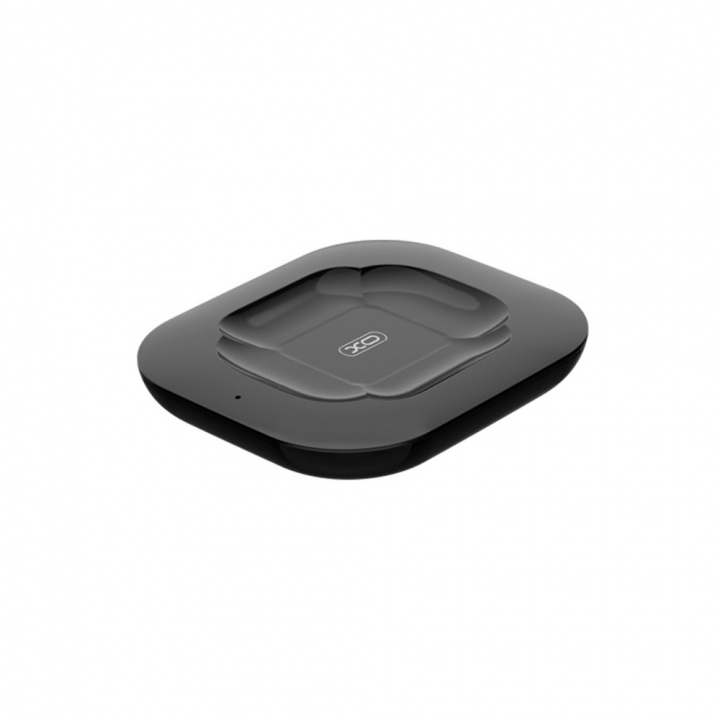 Xo draadloze oplader voor Airpods 10W, zwart in de groep SMARTPHONE & TABLETS / Opladers & Kabels / Draadloze Qi-oplader bij TP E-commerce Nordic AB (38-99376)
