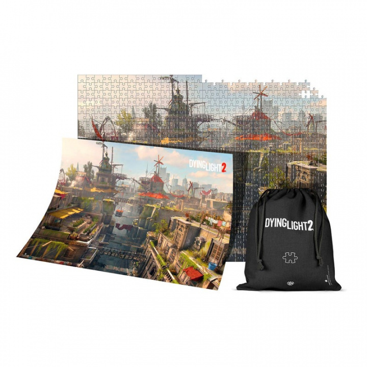 Good Loot Puzzel van 1000 stukjes - Dying Light 2: City in de groep SPORT, VRIJE TIJD & HOBBY / Hobby / Puzzel bij TP E-commerce Nordic AB (38-99409)