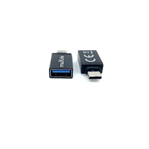Maxlife USB 3.0 till USB-C-adapter in de groep SMARTPHONE & TABLETS / Opladers & Kabels / Adapters bij TP E-commerce Nordic AB (38-99424)