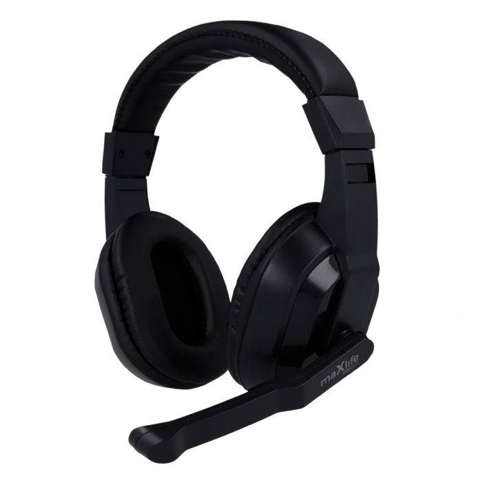Maxlife Home Office bedrade hoofdtelefoon met microfoon MXHH-01 1,5 m zwart in de groep COMPUTERS & RANDAPPARATUUR / Computeraccessoires / Koptelefoon bij TP E-commerce Nordic AB (38-99429)