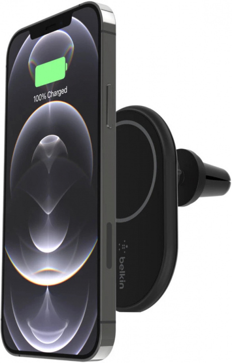 Belkin BOOST CHARGE Magnetic Wireless Car Charger 10W in de groep SMARTPHONE & TABLETS / Opladers & Kabels / Draadloze Qi-oplader bij TP E-commerce Nordic AB (38-99433)
