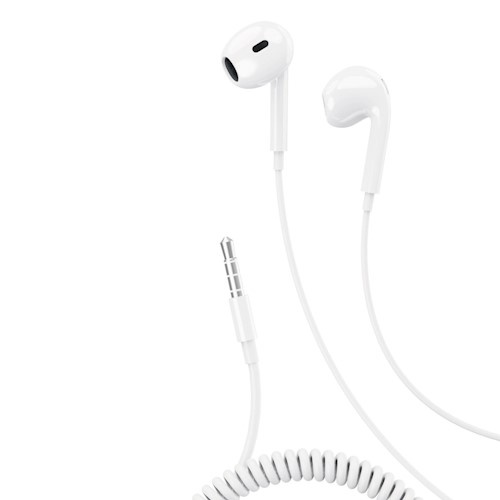 XO Wired earphones EP48 3,5mm, White in de groep HOME ELECTRONICS / Audio & Beeld / Koptelefoon & Accessoires / Koptelefoon bij TP E-commerce Nordic AB (38-99507)
