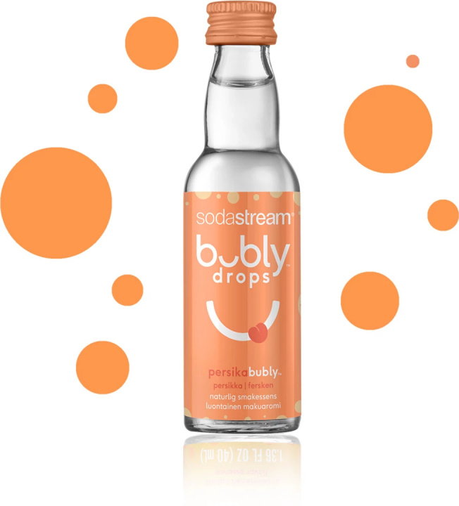 SodaStream Bubly Drops med smak av persika in de groep HUISHOUDEN & TUIN / Huishoudelijke apparaten / Water & Sap / Carbonatatiemachines / Smaken bij TP E-commerce Nordic AB (38-99586)