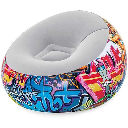 Bestway Opblaasbare fauteuil, Graffiti in de groep HUISHOUDEN & TUIN / Interieur / Stoelen & Krukken bij TP E-commerce Nordic AB (38-99672)