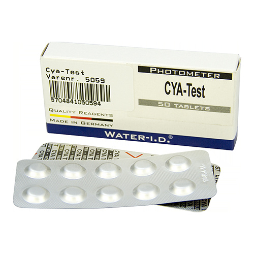Pool Lab Navulling CYA-Test, 50 tabletten in de groep HUISHOUDEN & TUIN / Tuinproducten / Zwembad & Accessoires / Zwembadchemicaliën bij TP E-commerce Nordic AB (38-99687)