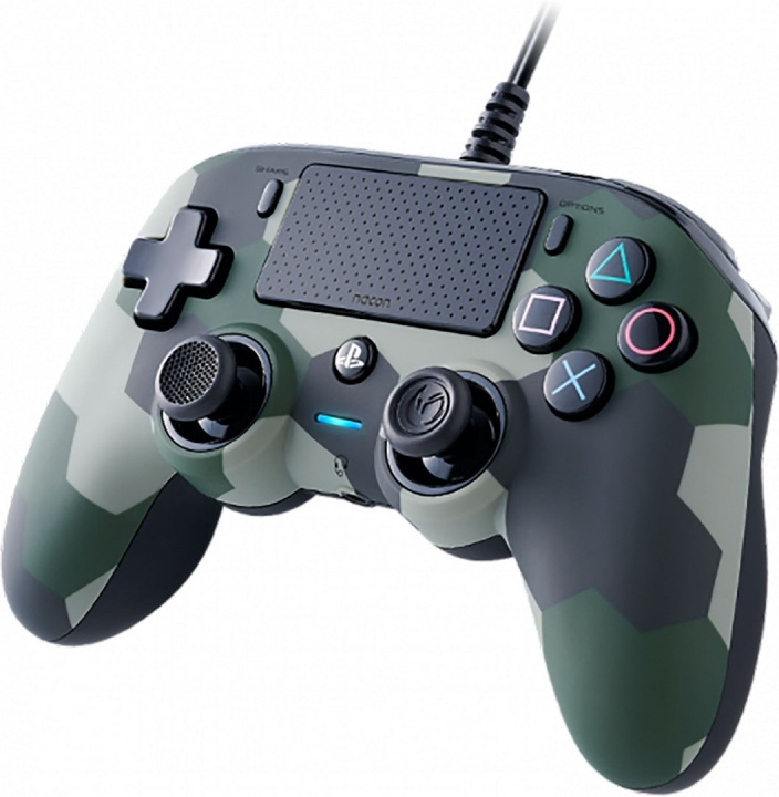 Nacon Wired Compact kontroll, Camo in de groep HOME ELECTRONICS / Spelconsoles en accessoires / Sony PlayStation 4 / Accessoires bij TP E-commerce Nordic AB (38-99703)