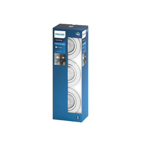 Philips Casement MyLiving Plafondlamp, 3 stuks in de groep HOME ELECTRONICS / Verlichting / Plafondverlichting bij TP E-commerce Nordic AB (38-99751)