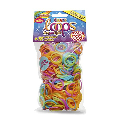 Craze Silicone lusjes voor armbanden, 600st in de groep SPEELGOED, KINDER- & BABYPRODUCTEN / Speelgoed / Ambachten bij TP E-commerce Nordic AB (38-99767)
