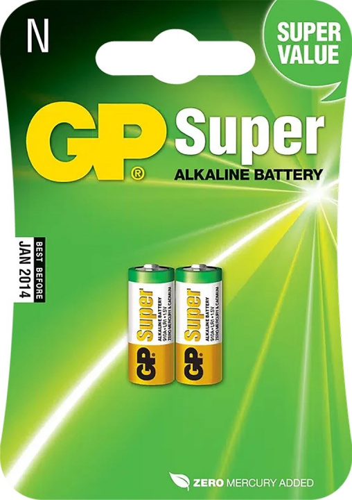 GP Super Alkaline LR1 batteri, 910A, 2-pack in de groep HOME ELECTRONICS / Batterijen & Opladers / Batterijen / Overigen bij TP E-commerce Nordic AB (38-99884)