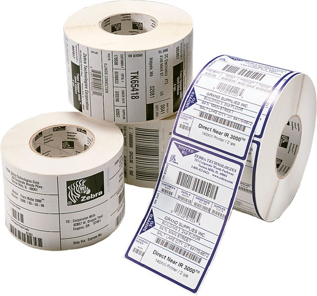 Zebra Z-Perform 1000T, Borttagbar, 51x25 mm 31080 etiketter (6 rullar x 5180) (8 in de groep COMPUTERS & RANDAPPARATUUR / Printers & Accessoires / Printers / Label machines & Accessoires / Etiketten bij TP E-commerce Nordic AB (89-600181)