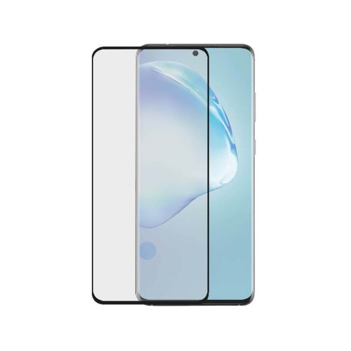 GEAR Glass Prot. 3D Full Fit Black Samsung Galaxy S20 Ultra in de groep SMARTPHONE & TABLETS / Mobielbescherming / Samsung bij TP E-commerce Nordic AB (A00080)