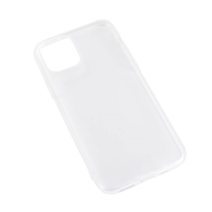 GEAR Mobile Cover Transparent TPU iPhone 11 PRO in de groep SMARTPHONE & TABLETS / Mobielbescherming / Apple / Make-up spiegel / Verzinnen bij TP E-commerce Nordic AB (A00085)