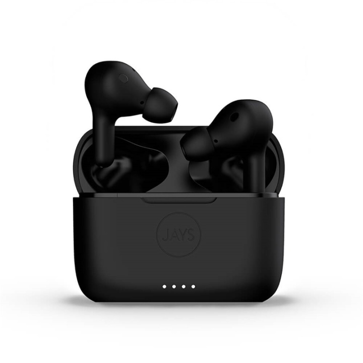 JAYS Hörlur t-Seven Wireless In-Ear Black ANC in de groep HOME ELECTRONICS / Audio & Beeld / Koptelefoon & Accessoires / Koptelefoon bij TP E-commerce Nordic AB (A00207)