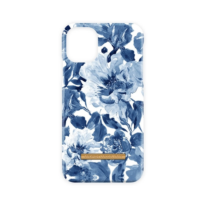 ONSALA COLLECTION Mobile Cover Soft Indigo Peony iPhone 11 in de groep SMARTPHONE & TABLETS / Mobielbescherming / Apple / Lippenstift / Lipgloss bij TP E-commerce Nordic AB (A00245)