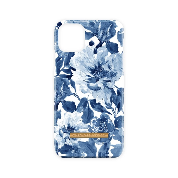 ONSALA COLLECTION Mobile Cover Soft Indigo Peony iPhone 11 PRO MAX in de groep SMARTPHONE & TABLETS / Mobielbescherming / Apple / iPhone 11 Pro Max / Hoesjes bij TP E-commerce Nordic AB (A00251)