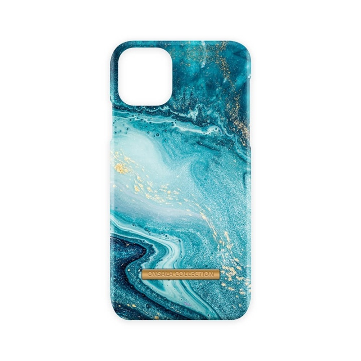 ONSALA COLLECTION Mobile Cover Soft Blue Sea Marble iPhone 11 PRO MAX in de groep SMARTPHONE & TABLETS / Mobielbescherming / Apple / iPhone 11 Pro Max / Hoesjes bij TP E-commerce Nordic AB (A00253)